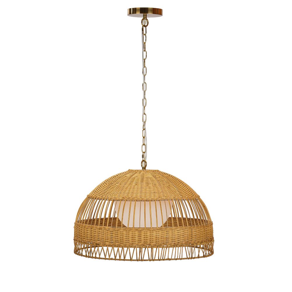 Fortaleza Medium Rattan Pendant Light Natural - 20879