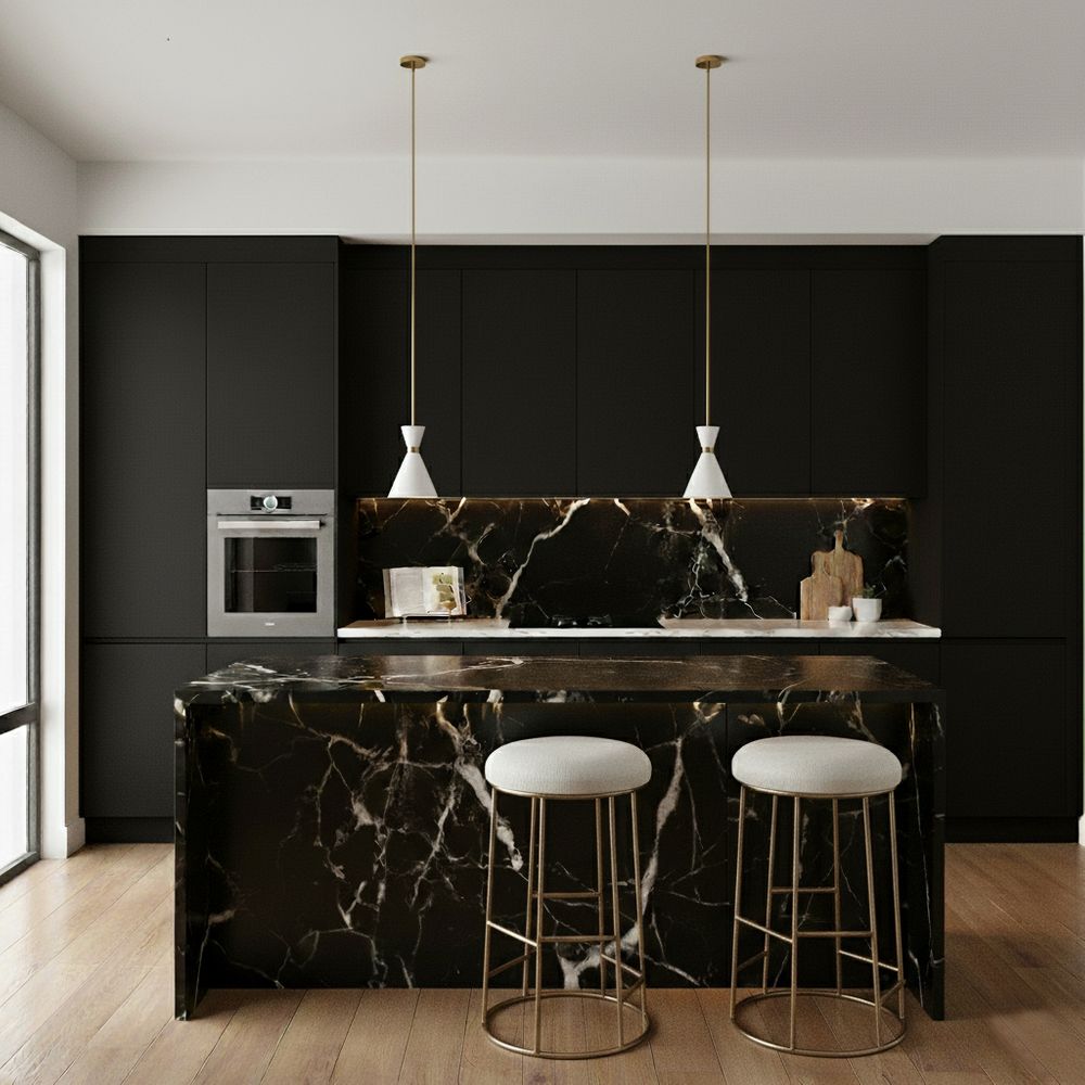 Oslo Pendant Light White & Brass - 20914