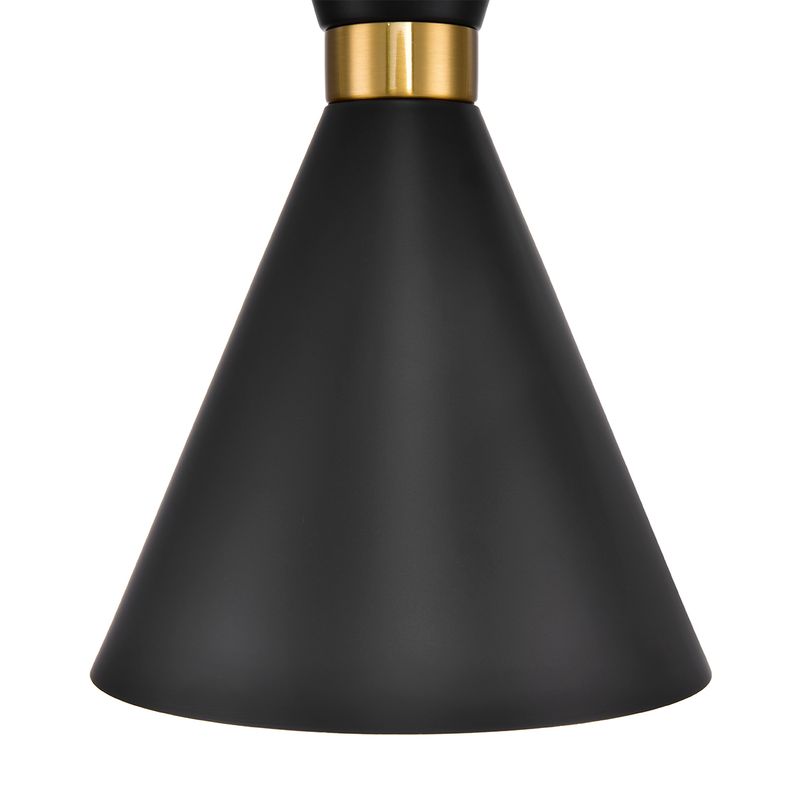 Oslo Pendant Light Black & Brass - 20901