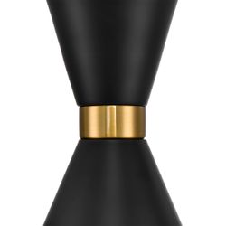 Oslo Pendant Light Black & Brass - 20901