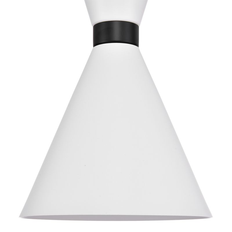 Oslo Pendant Light White & Black - 20915