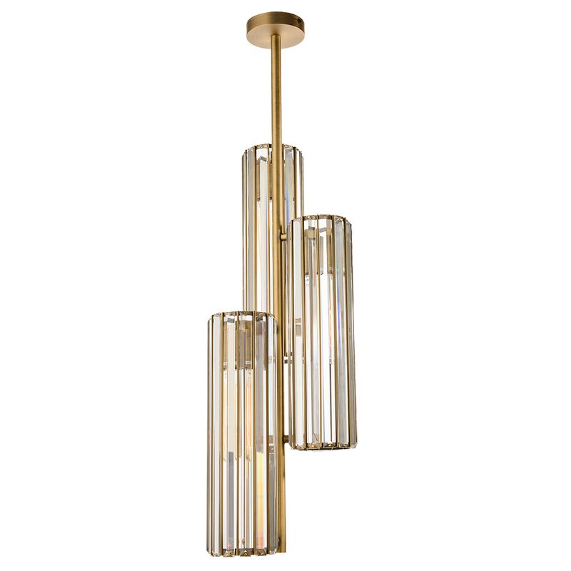 Alana 3 Light Pendant Light Antique Brass - 20916