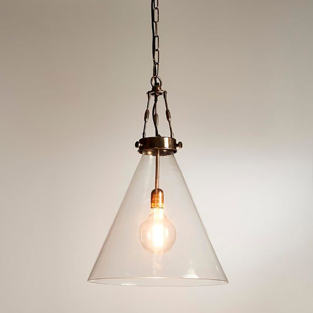 Buy Pendant Lights Australia Gadsden Glass 1 Light Pendant Large Silver - ELPIM59001AS