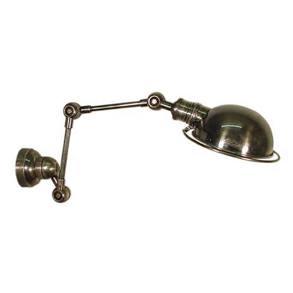 Buy Swing Arm Wall Lights Australia Lincoln Swing Arm Sconce Silver - ELPIM59857AS