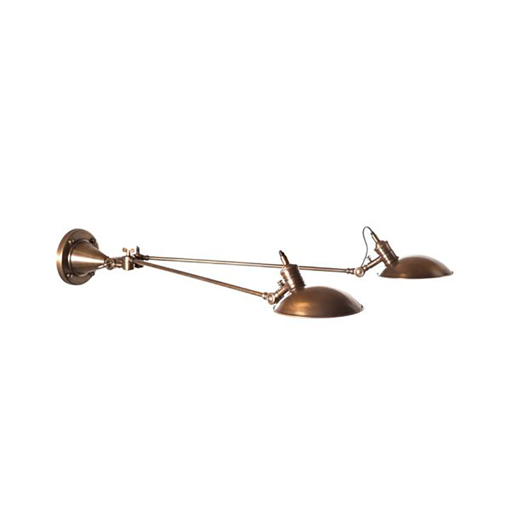 Remington Swing Arm Wall Light Brass - ELPIM59939ALB