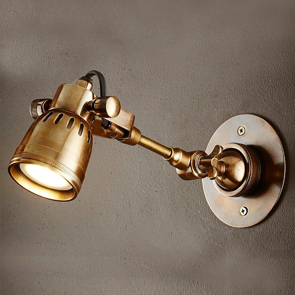 Buy Spotlights Australia Seattle Long Arm Wall Light Brass - ELPIM59979AB