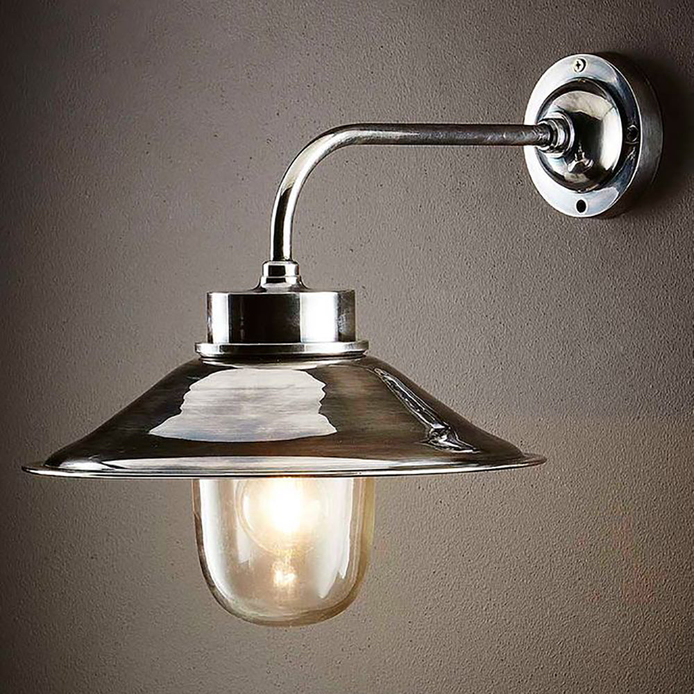 Buy Exterior Wall Lights Australia Sandhurst Outdoor Wall Lamp Antique Silver - ELPIM57058AS