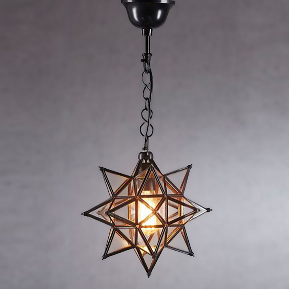 Buy Pendant Lights Australia Star 1 Light Pendant Small - ELCITFR43037BRZ