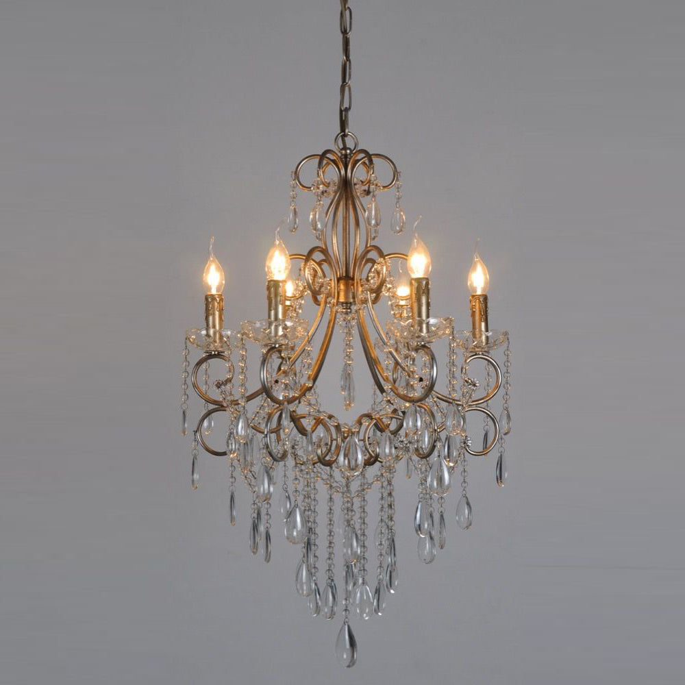 Buy Chandeliers Australia Raphael Chandelier Antique Silver - ELZR88126ASL