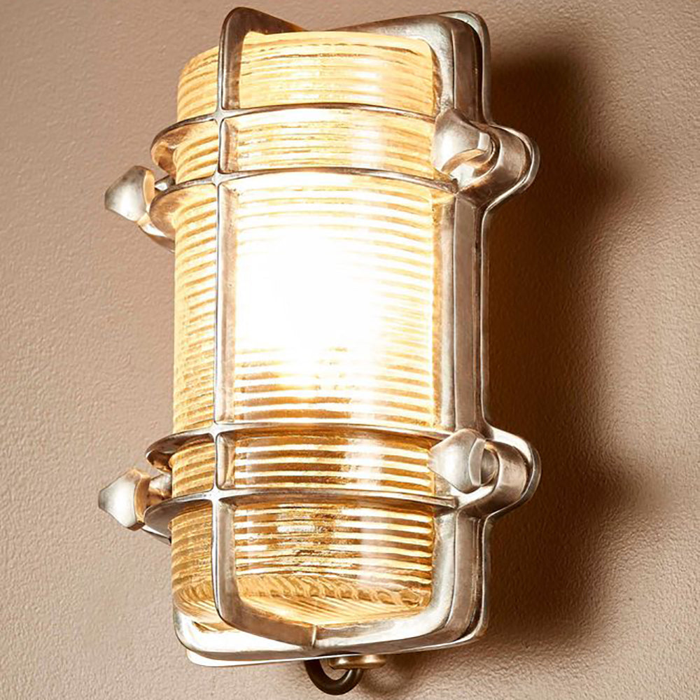 Buy Bunker Lights Australia Harley Outdoor Wall Lamp Antique Silver - ELPIM51578AS