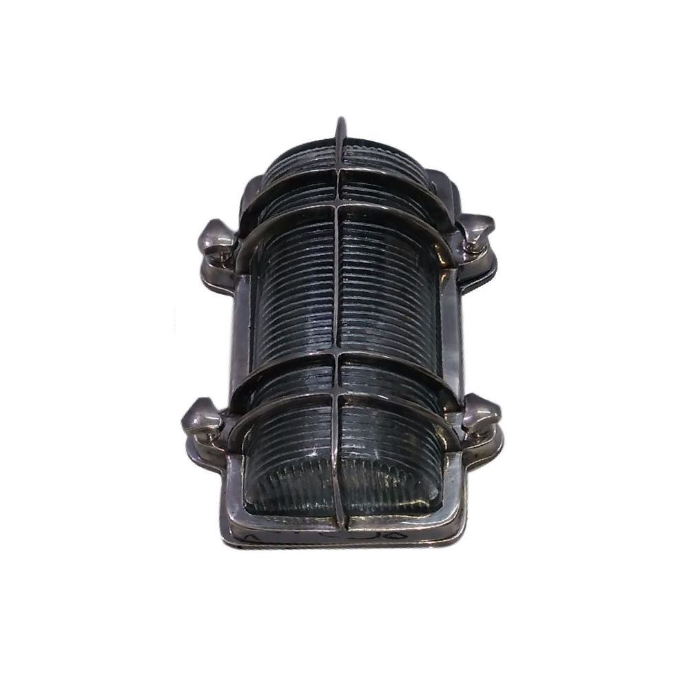Buy Bunker Lights Australia Harley Outdoor Wall Lamp Antique Silver - ELPIM51578AS