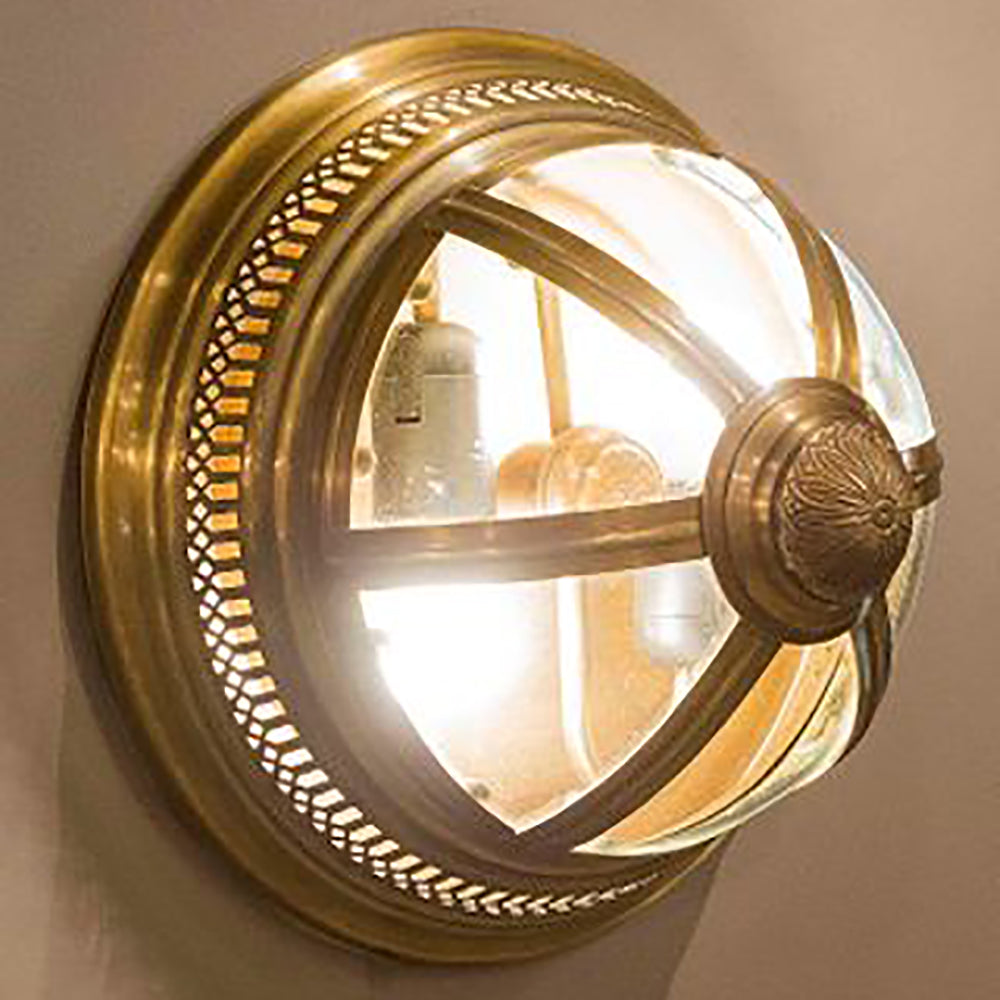 Buy Wall Sconce Australia Walter 2 Light Wall Light Antique Brass - ELCIT5066AB