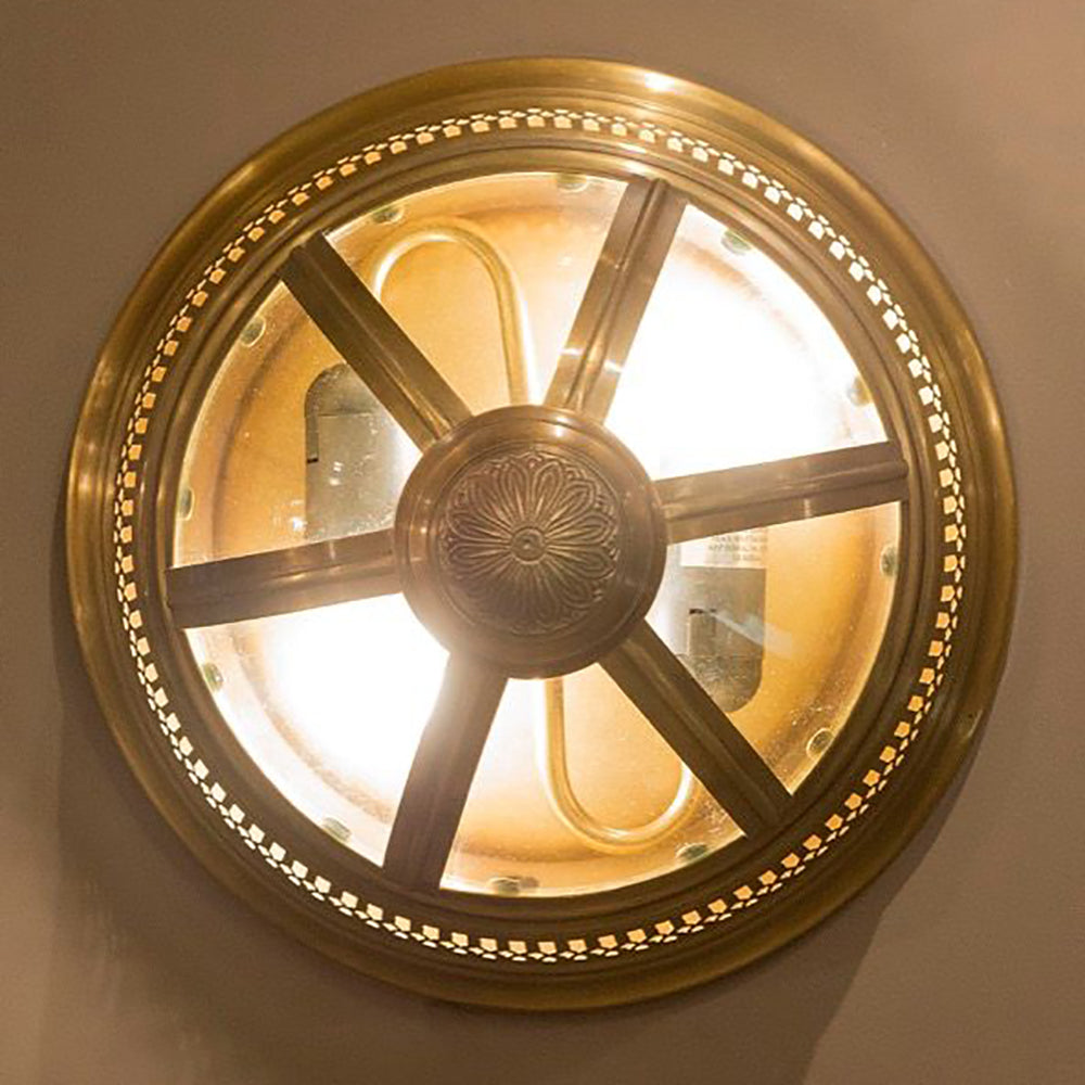 Buy Wall Sconce Australia Walter 2 Light Wall Light Antique Brass - ELCIT5066AB