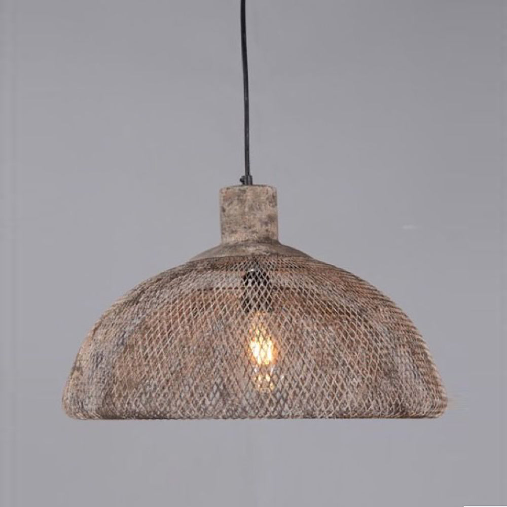 Buy Pendant Lights Australia Valentino Large Pendant Light Brown Metal - ELZR6355B