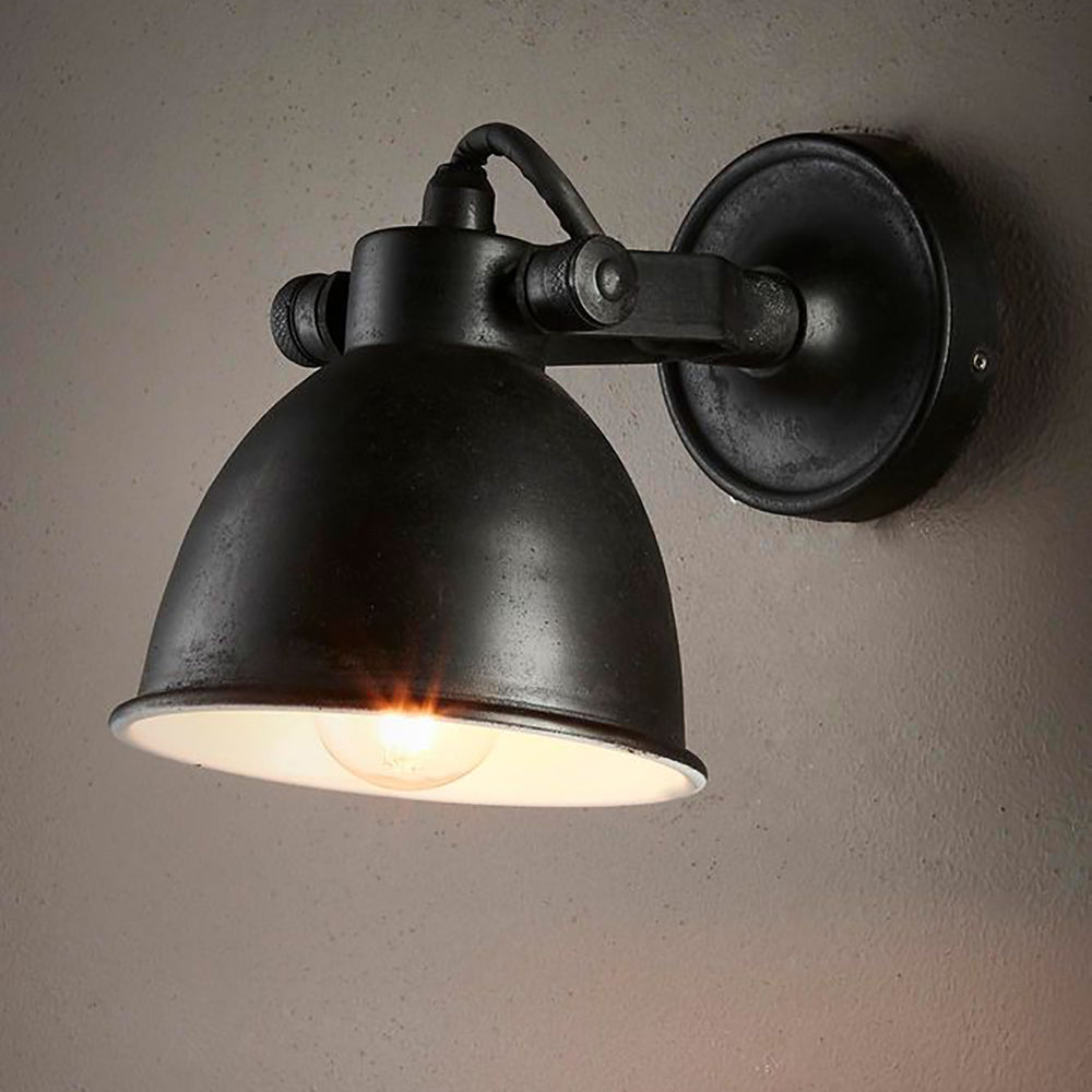 Phoenix 1 Light Wall Lamp Black - ELPIM50718BLK