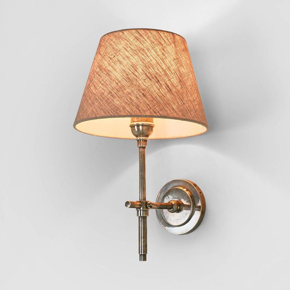 Dino Wall Sconce Wall Sconce Antique Silver Brass - ELPIM31584AS