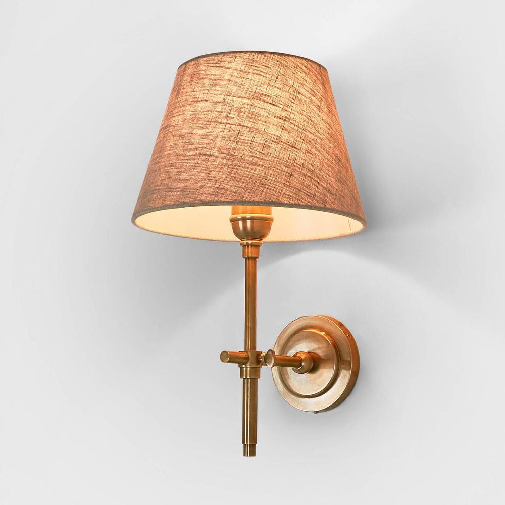 Dino Wall Sconce Wall Sconce Antique Brass - ELPIM31584AB
