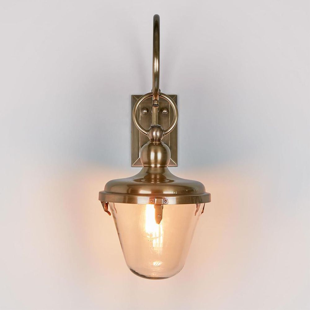Savoy Wall Sconce Antique Brass - ELPIM57829AB