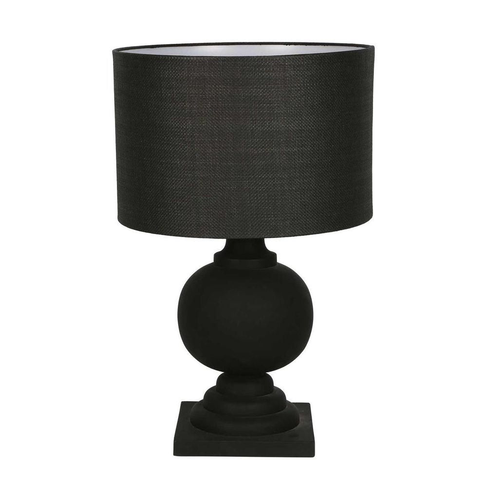 Coach Table Lamp with Shade Black - KITELDOMR-2356BLK05