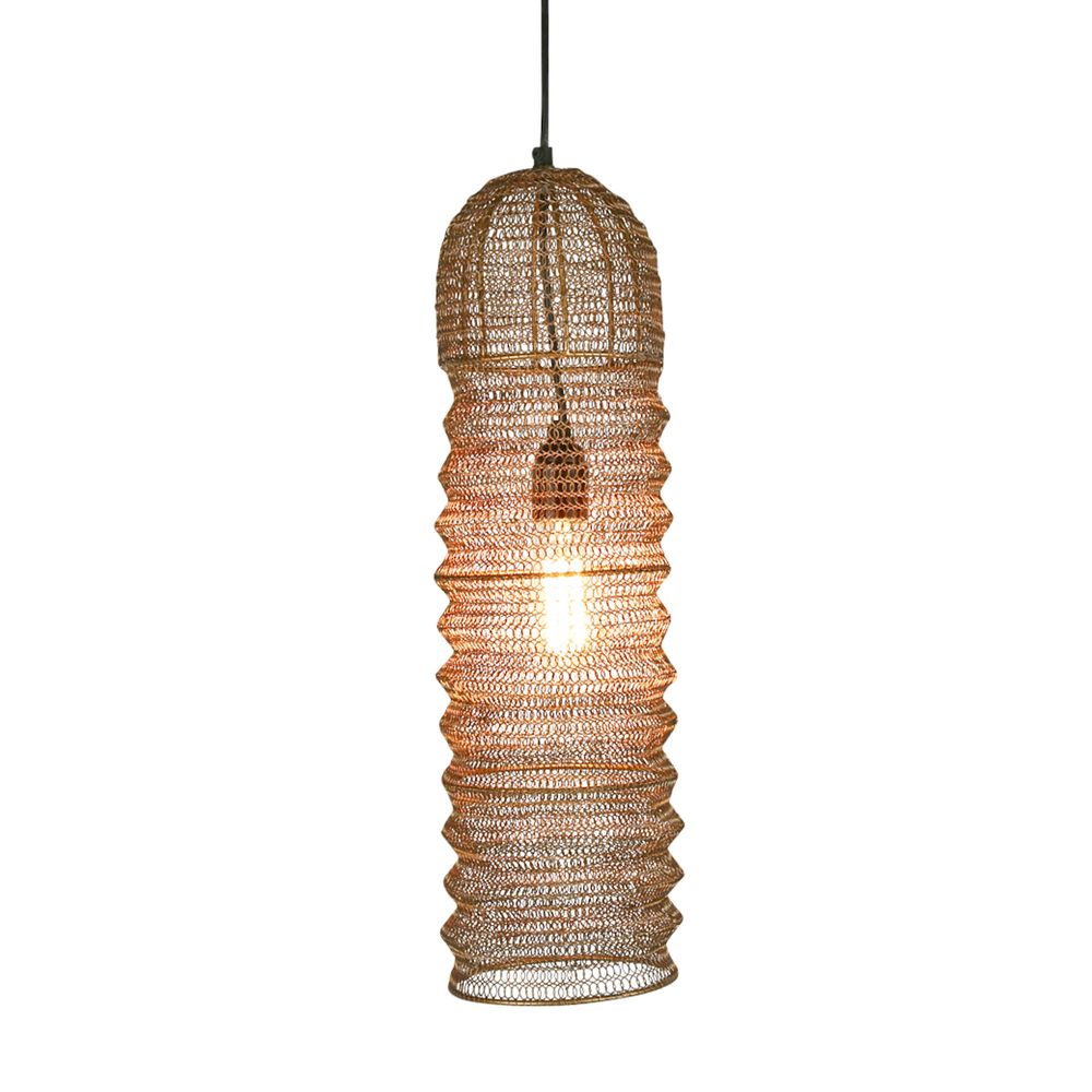 Monash Wire Mesh Ceiling Pendant Brass - ELMA16485
