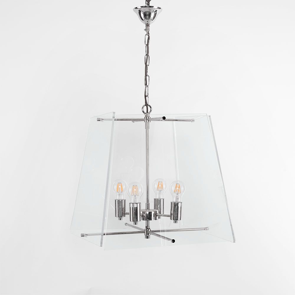 Vera 4 Light Pendant Nickel - ELZRD7625B4N