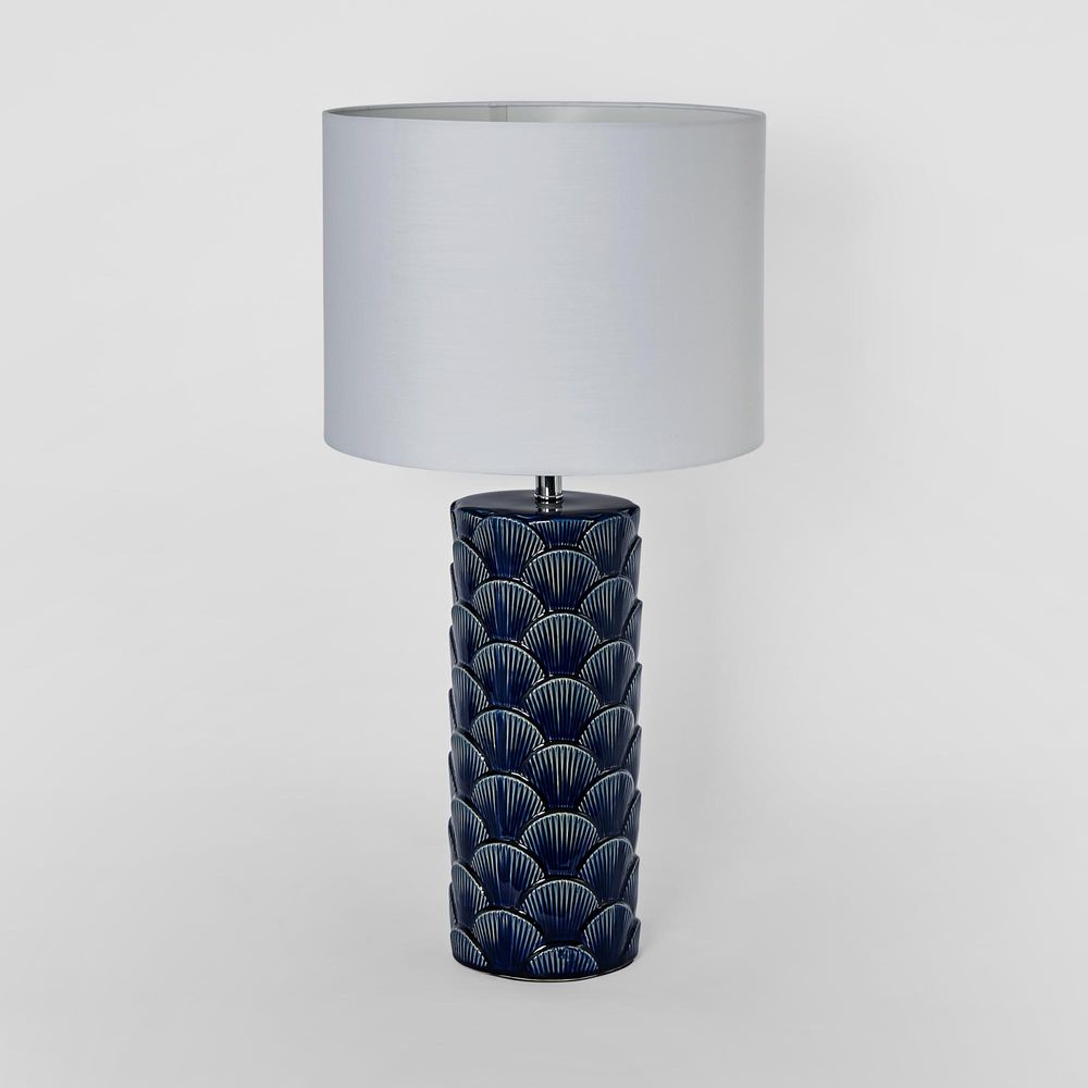 Fan Shell Table Lamp Blue - ELFY0804