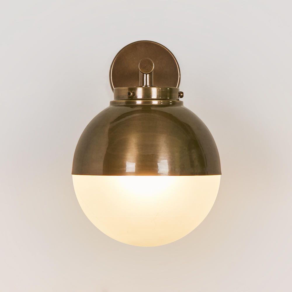 Carrington Outdoor Wall Light Antique Brass - ELPIM31662AB