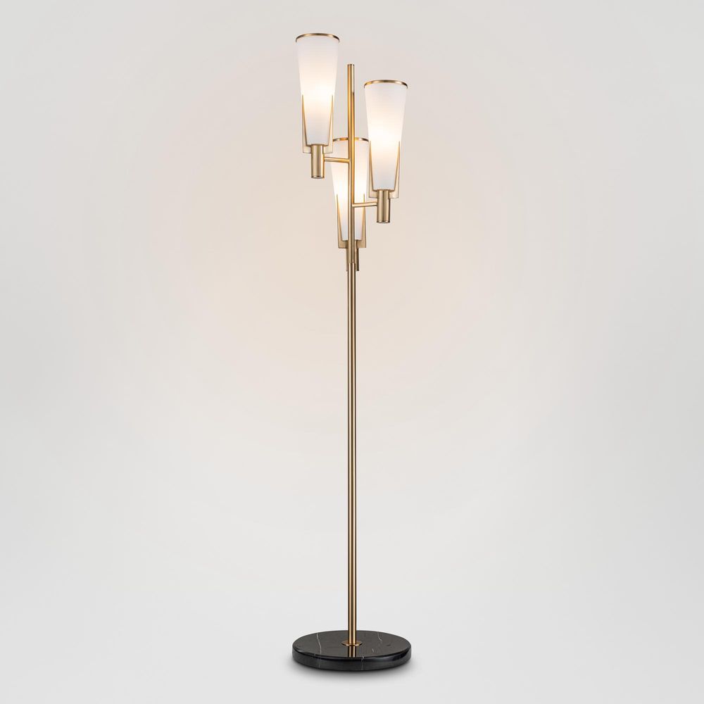 St Germain Floor Lamp Brass - ELS1315783
