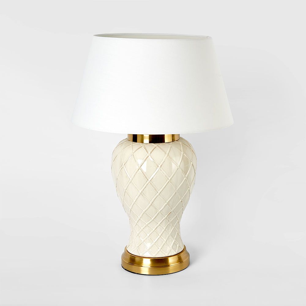 Berkley Table Lamp with Shade Cream - ELYF1161