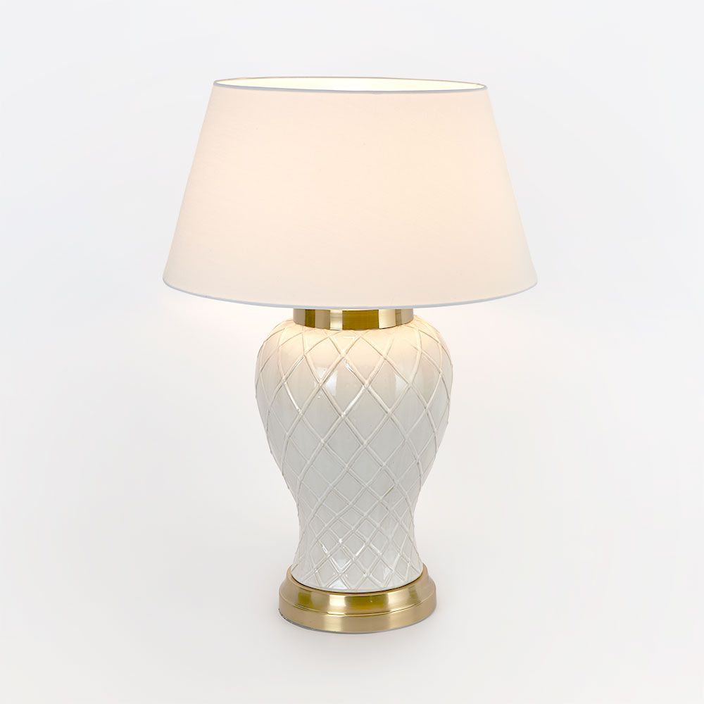 Berkley Table Lamp with Shade Cream - ELYF1161