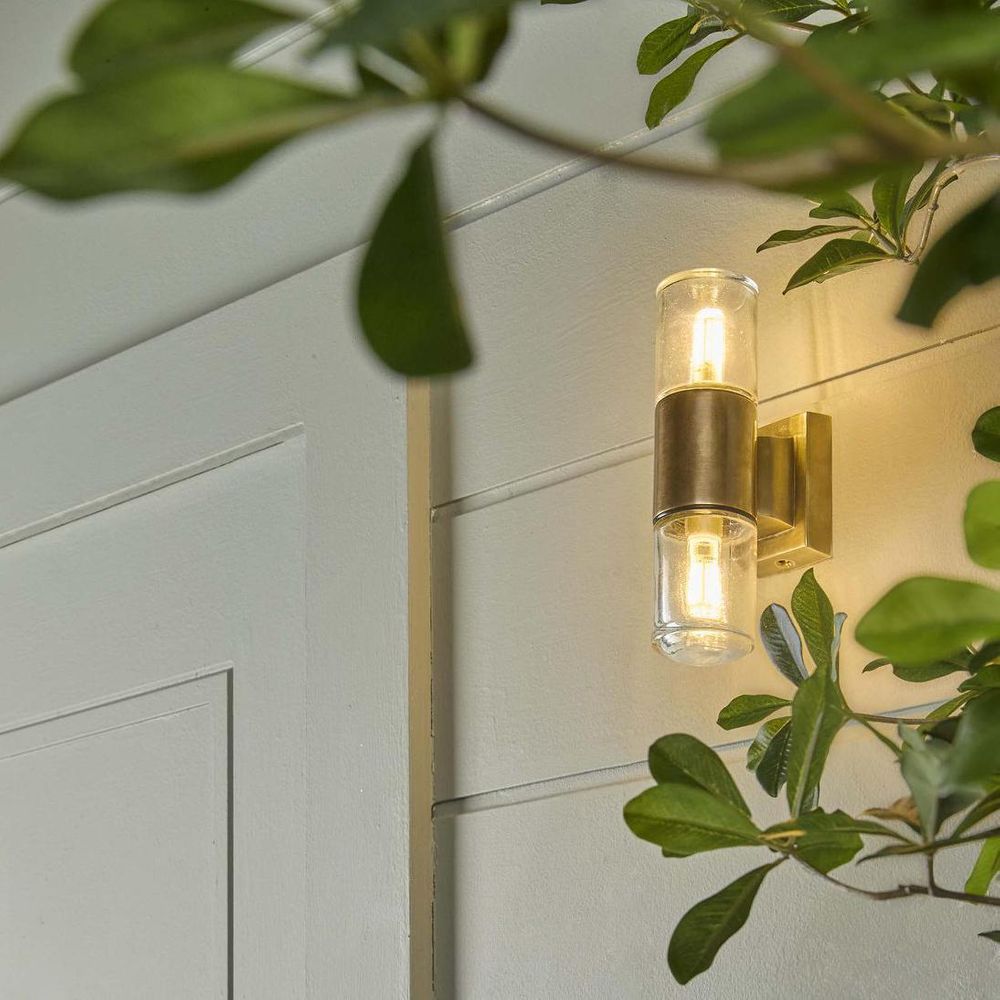 Plover Up & Down Wall Light Antique Brass - ELPIM31676AB