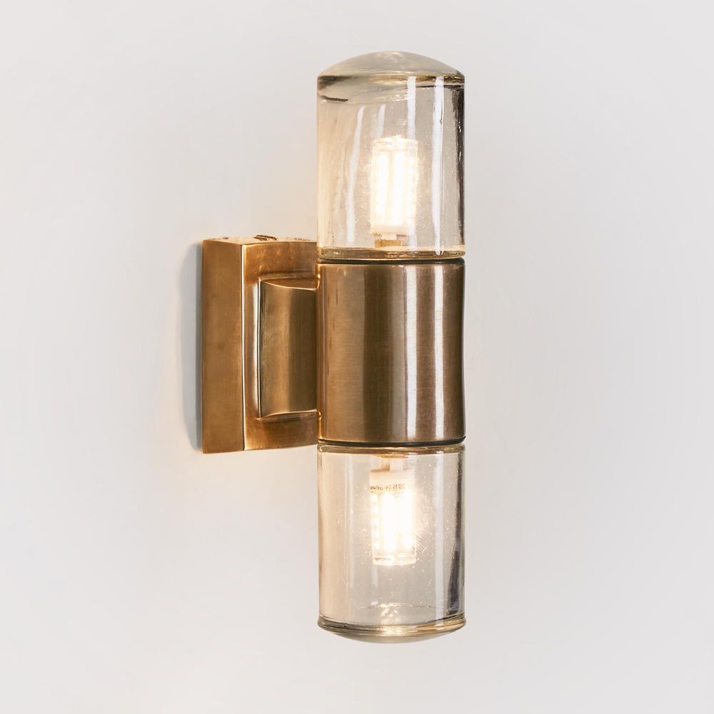 Plover Up & Down Wall Light Antique Brass - ELPIM31676AB