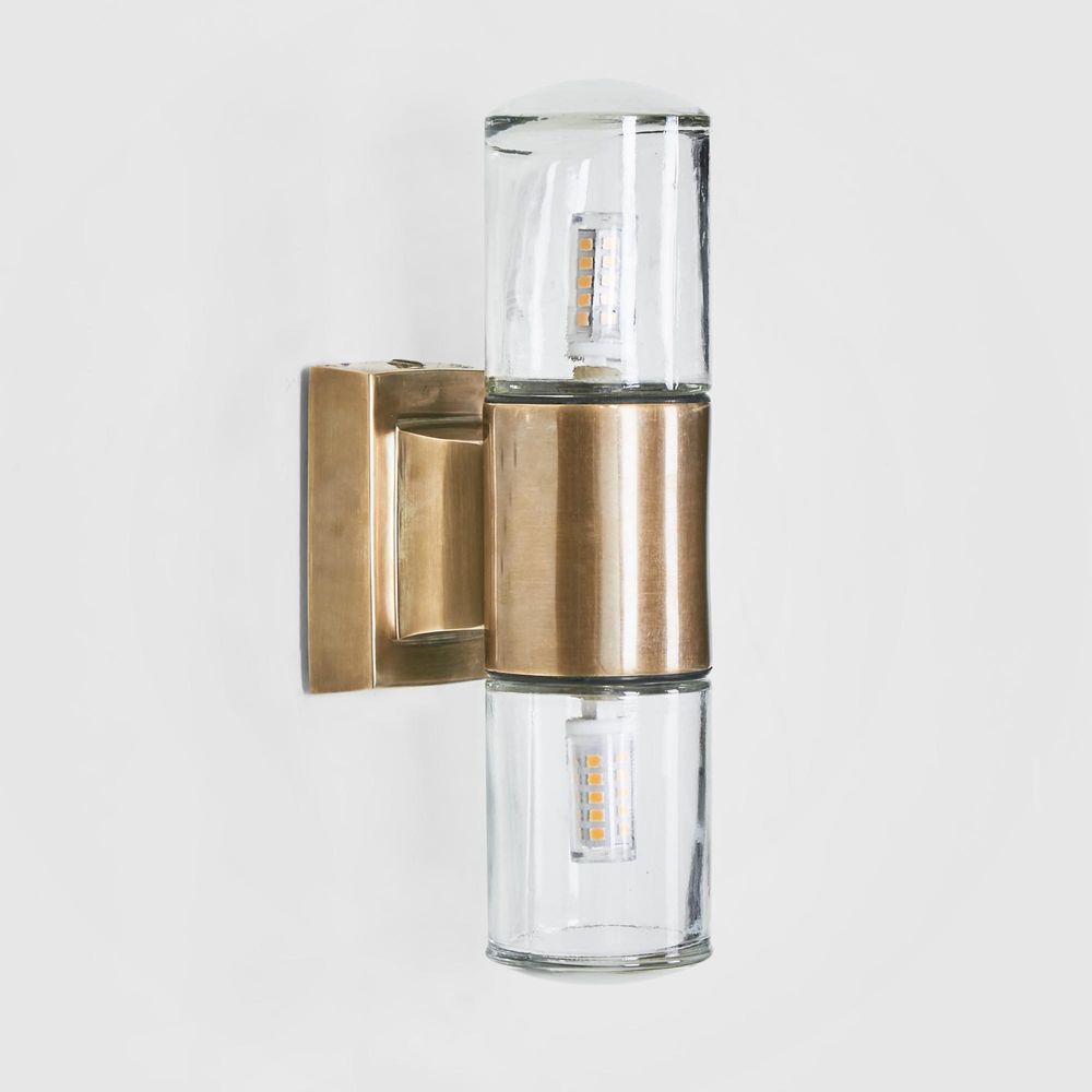 Plover Up & Down Wall Light Antique Brass - ELPIM31676AB