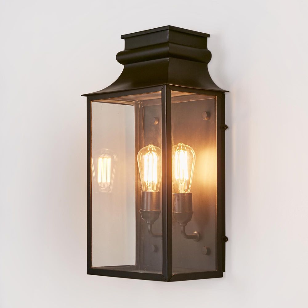 Westpoint Outdoor Wall Lantern Black - ELPIM31673BLK