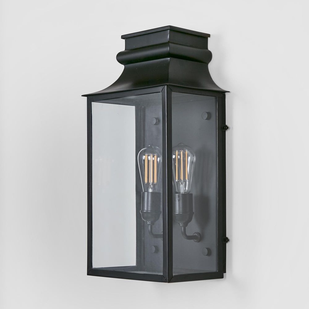Westpoint Outdoor Wall Lantern Black - ELPIM31673BLK