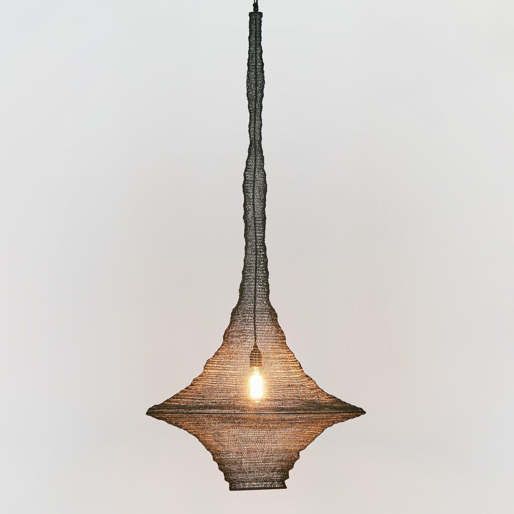 Santa Monica Hanging Lamp Black - ELMA18304BLK