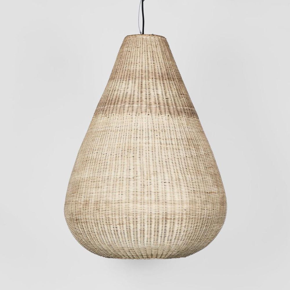 Coco Rattan Pendant Natural - ELBER0080