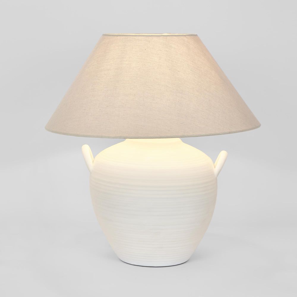 Camille Table Lamp White - ELFYF1012WE