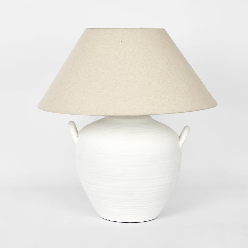 Camille Table Lamp White - ELFYF1012WE