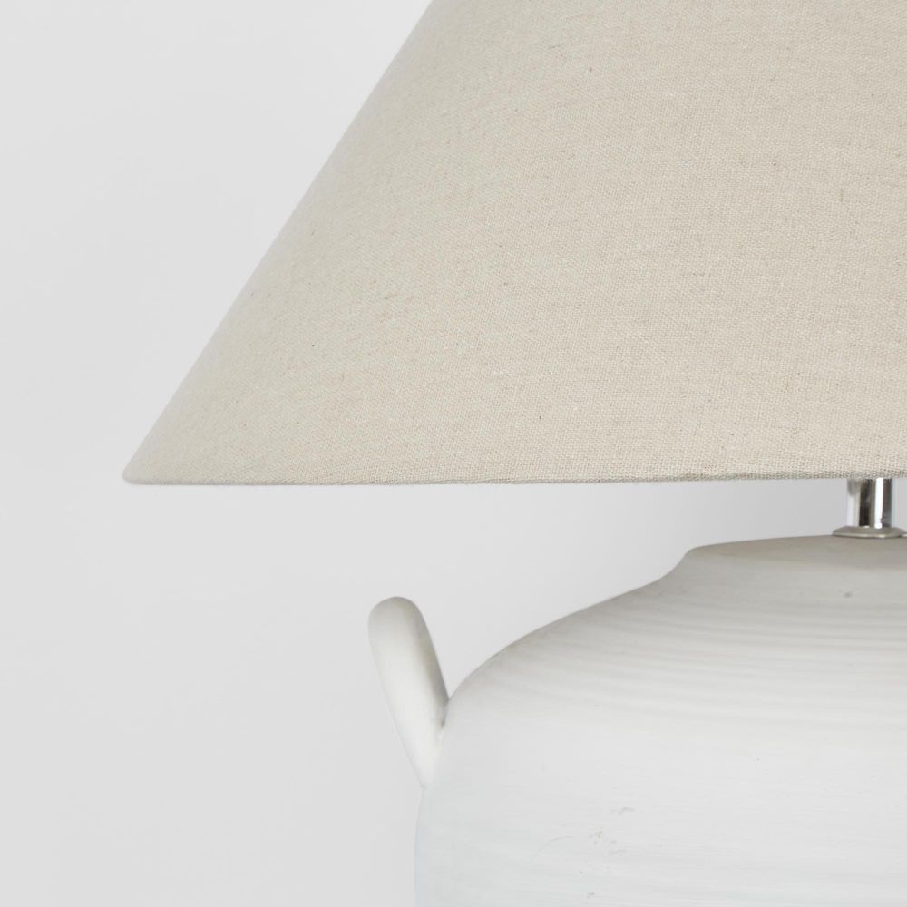 Camille Table Lamp White - ELFYF1012WE