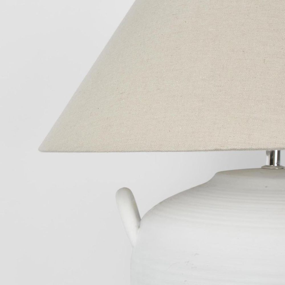 Camille Table Lamp White - ELFYF1012WE