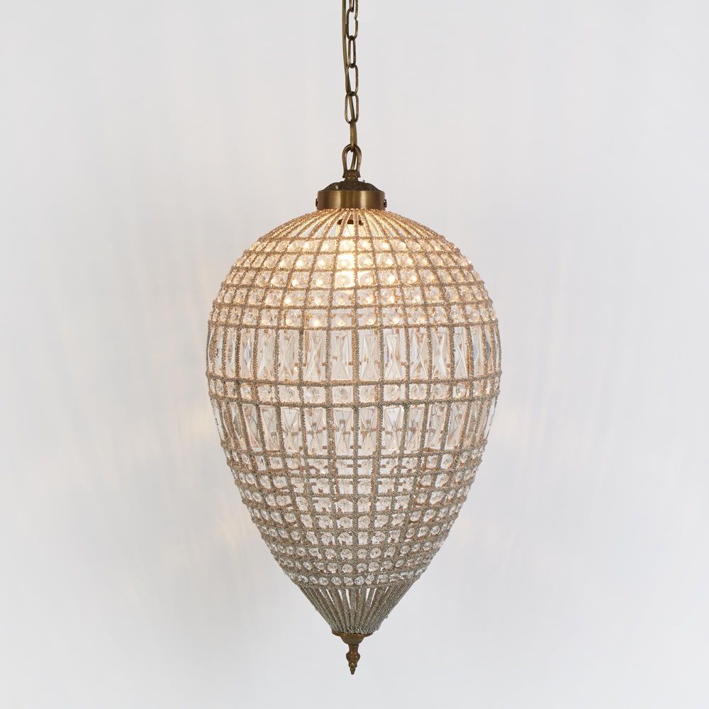 St Loren Large Pendant Light Brass - ELD550