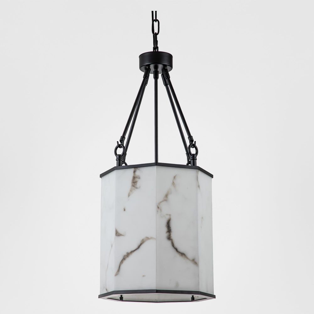 Stone Flower Pendant Light White - ELYS1015551