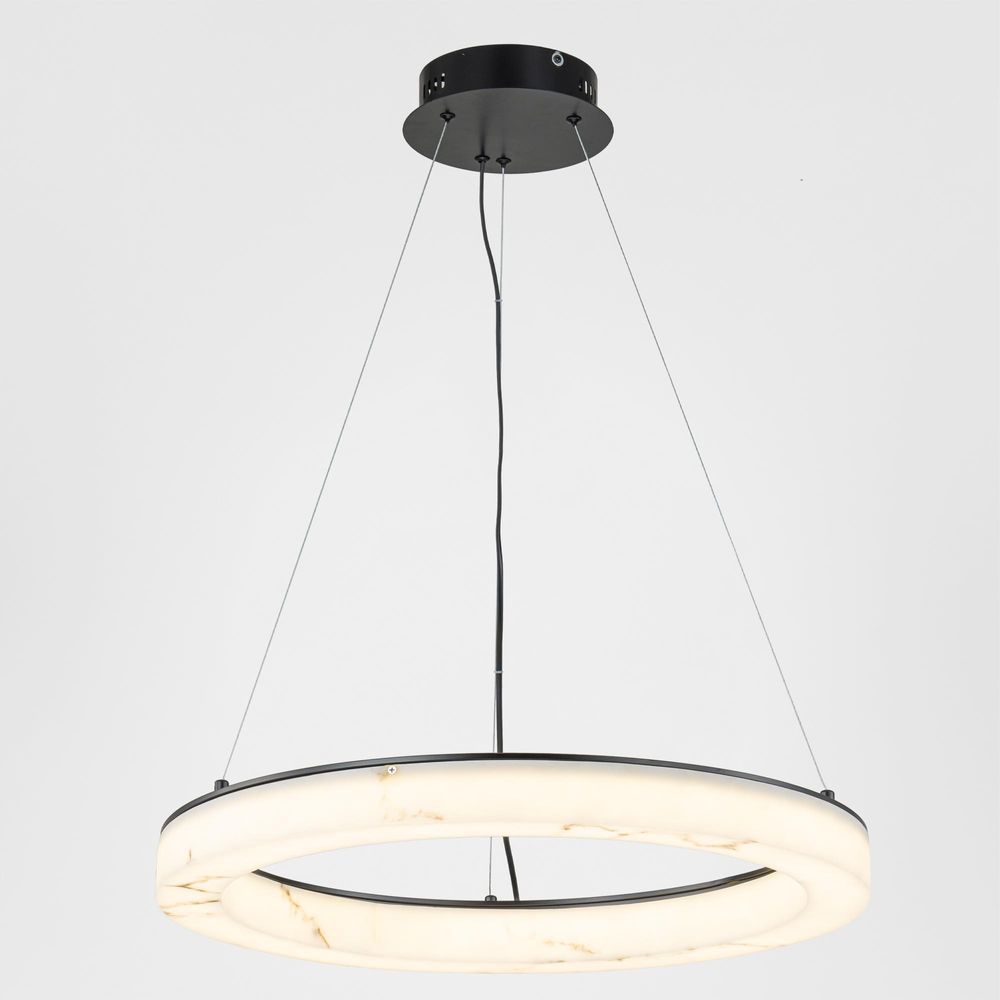 Halo Medium Pendant Light Black - ELYS10163818