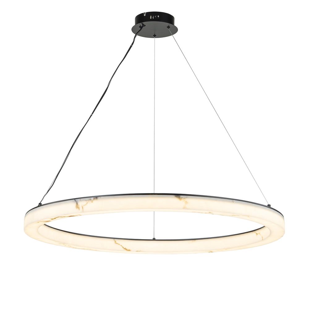 Halo Large Pendant Light Black - ELYS10163830