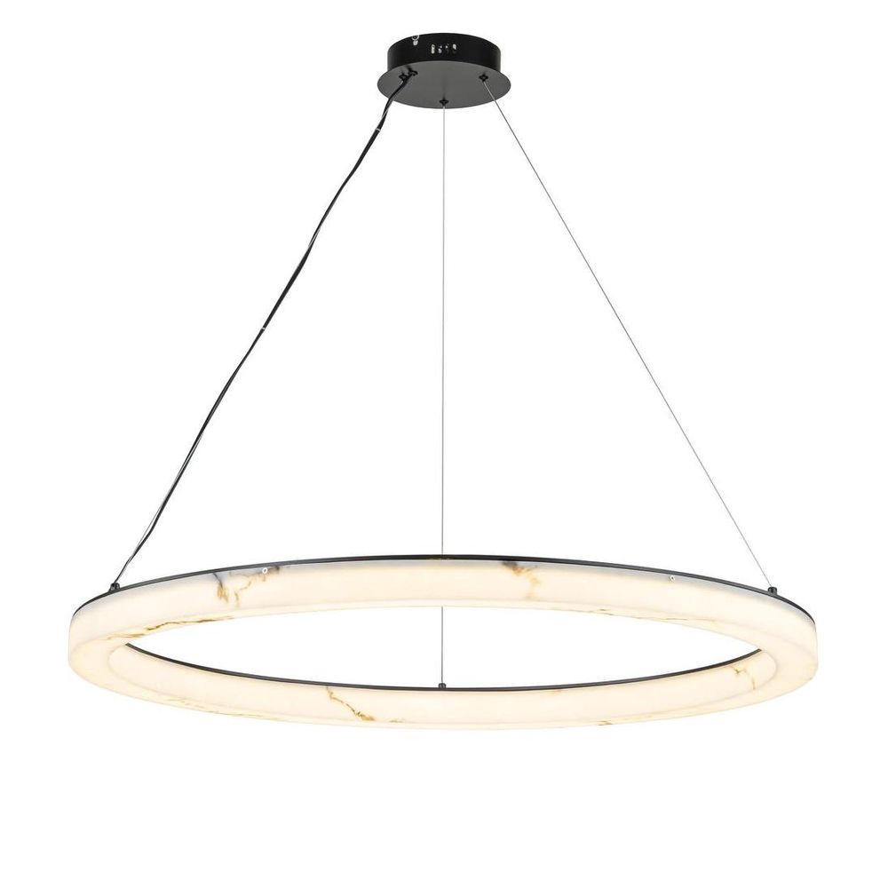 Halo Large Pendant Light Black - ELYS10163830