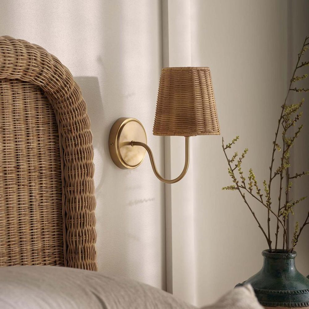 Athens Wall Light Antique Brass - ELYS1100721AB