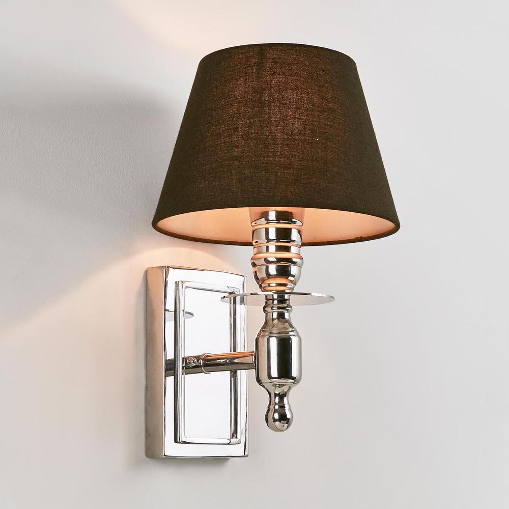Newton Wall Light Shiny Nickel - ELYS21784SN