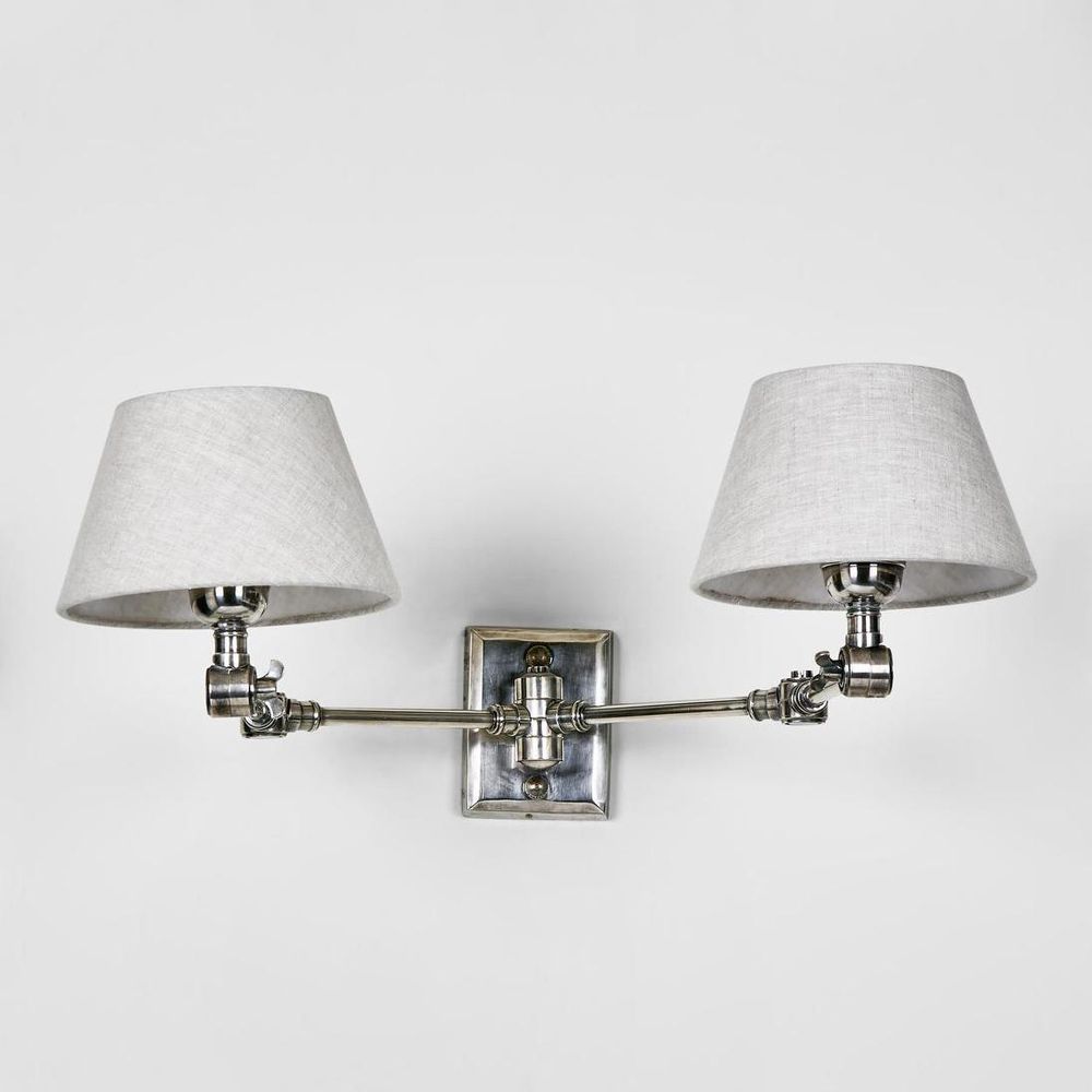 Worcester 2 Light Sconce Base Antique Silver - ELPIM30541AS
