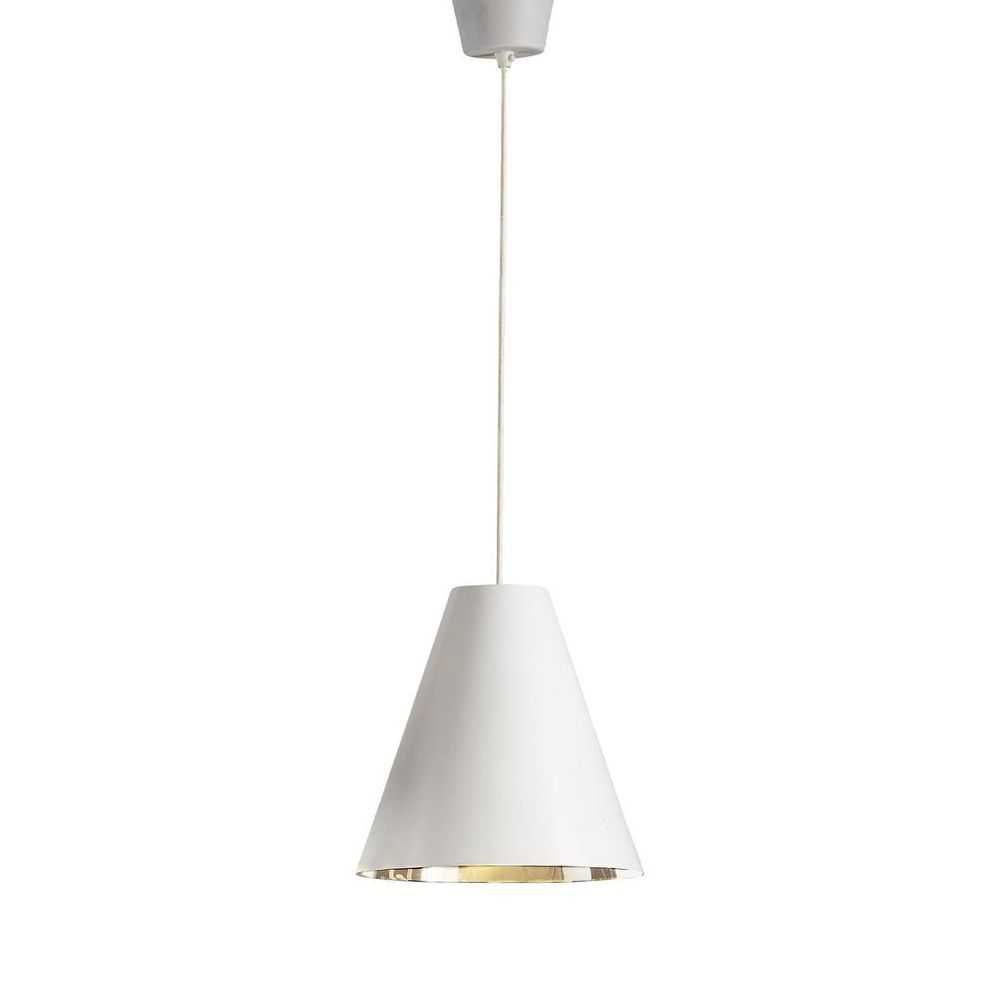 Conrad 1 Light Pendant White Silver - ELASCON30WHTSIL